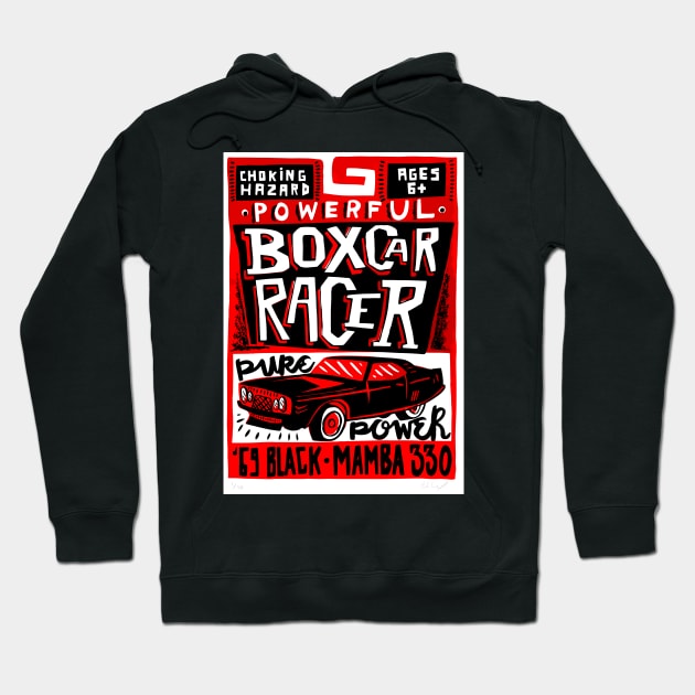 Box Car Racer 4 Hoodie by Edwin Vezina